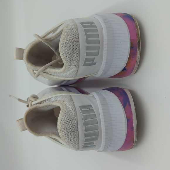 Adidas Women's Pacer Future Hazy Summer Lace Up Sneaker 6.5 White Purple - Picture 4 of 8
